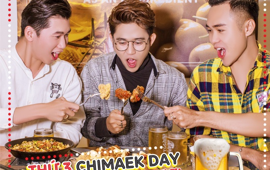 Chimaek day! Free draft beer for each Half size Chicken Order!